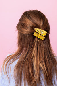 Taylor Elliott Designs: Gold Confetti Hair Clip Set