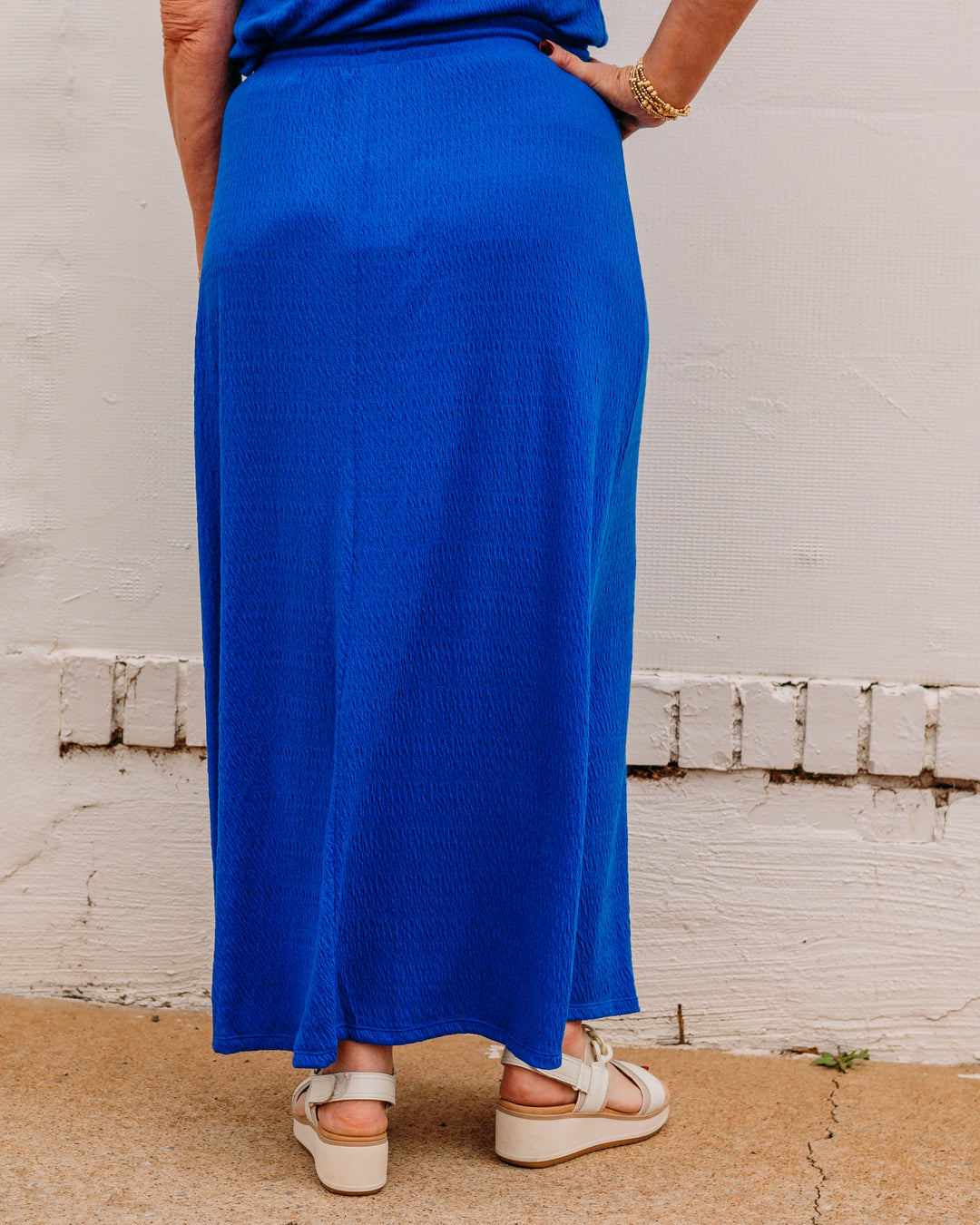 Z Supply: Idris Maxi Skirt in Nautical (ZK261346) - The Vogue Boutique