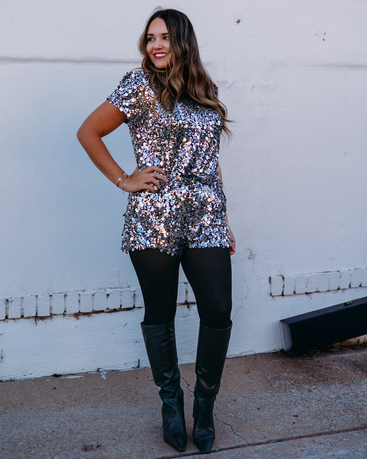 Steve Madden: Cressa Top in Silver