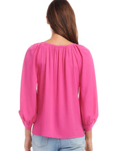Load image into Gallery viewer, Karen Kane: Blouson Sleeve Top in Pink
