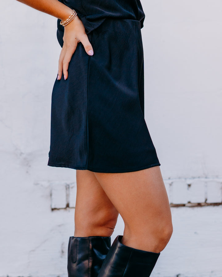 Z Supply: Chablis Mini Skirt in Black