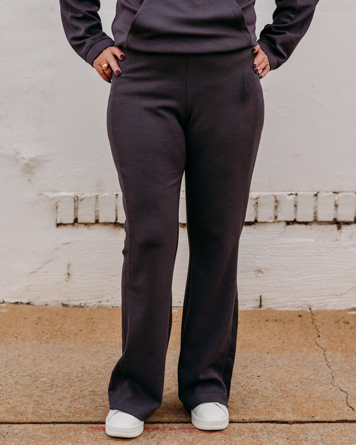 Tribal: Pull On Pant in Charcoal (22370-8236)