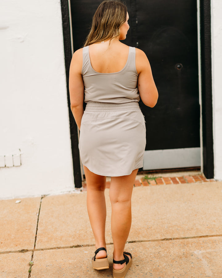 Spanx: On The Move Dress in Stone Grey 51081R