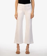 Load image into Gallery viewer, Kut: Meg High Rise Wide Leg with Patch Pockets Regular Hem in Optic White
