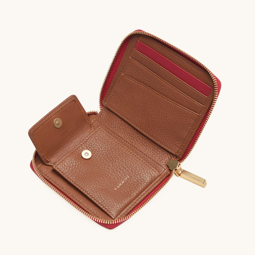 Hammitt: 5 North in Mahogany Pebble/Brushed Gold