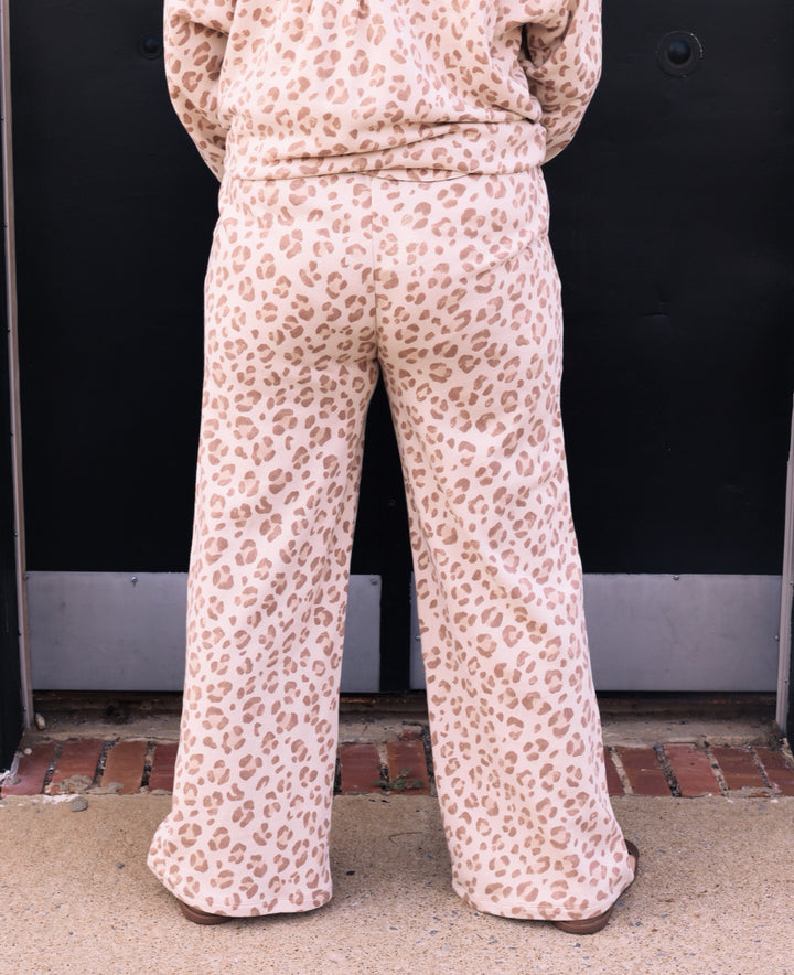 Z Supply: Hunter Knit Leopard Pant in Sandstone (ZP263250S)
