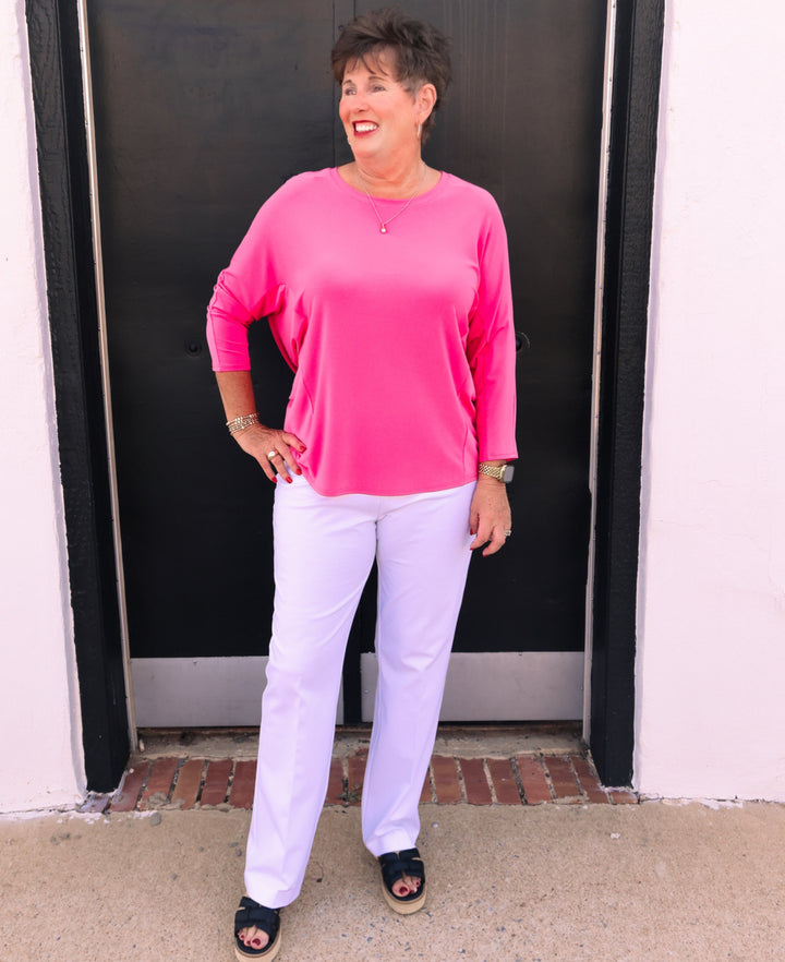 Joseph Ribkoff: Dazzle Pink Top - 232002