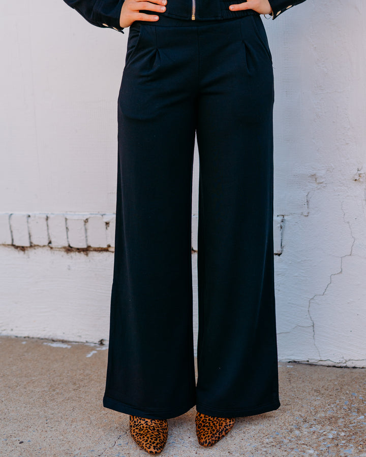 Z Supply: Round Trip Pant in Black