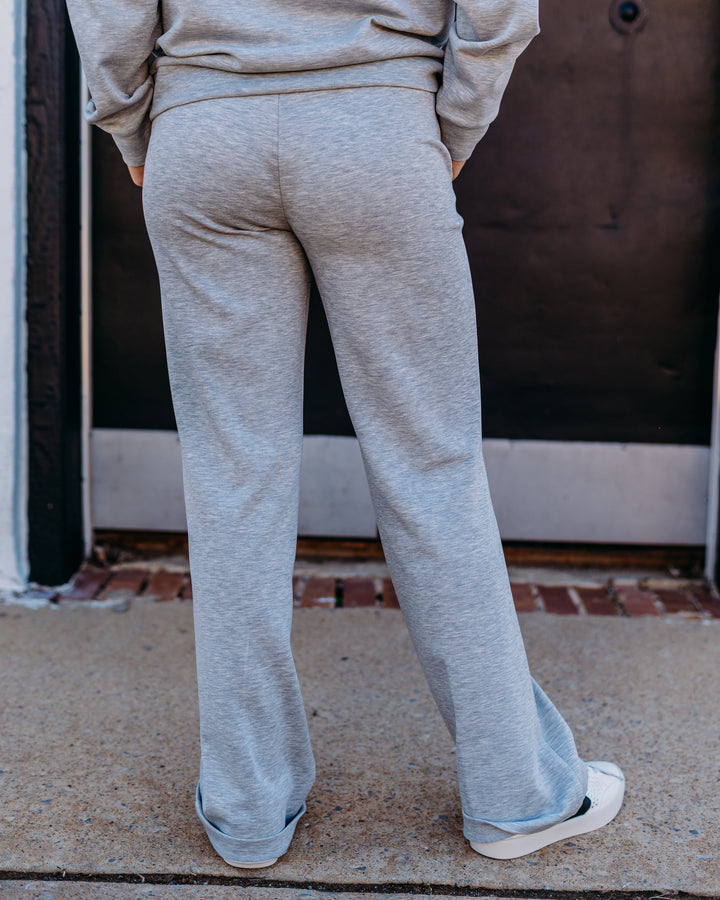 Esqualo: Light Grey Modal Athletic Pant (05506)