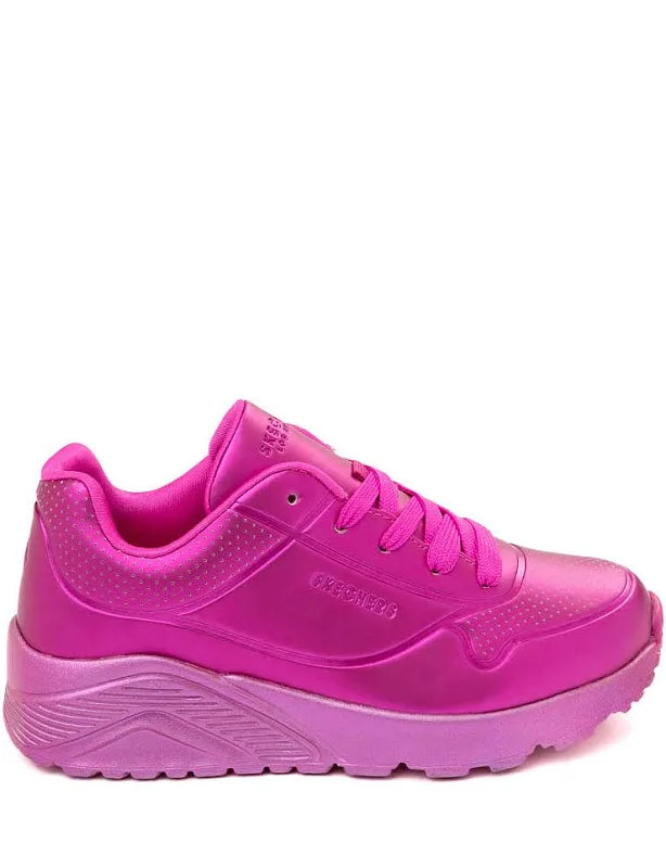 Skechers: Kids Uno Lite Sneakers in Jewel Mode Fuchsia