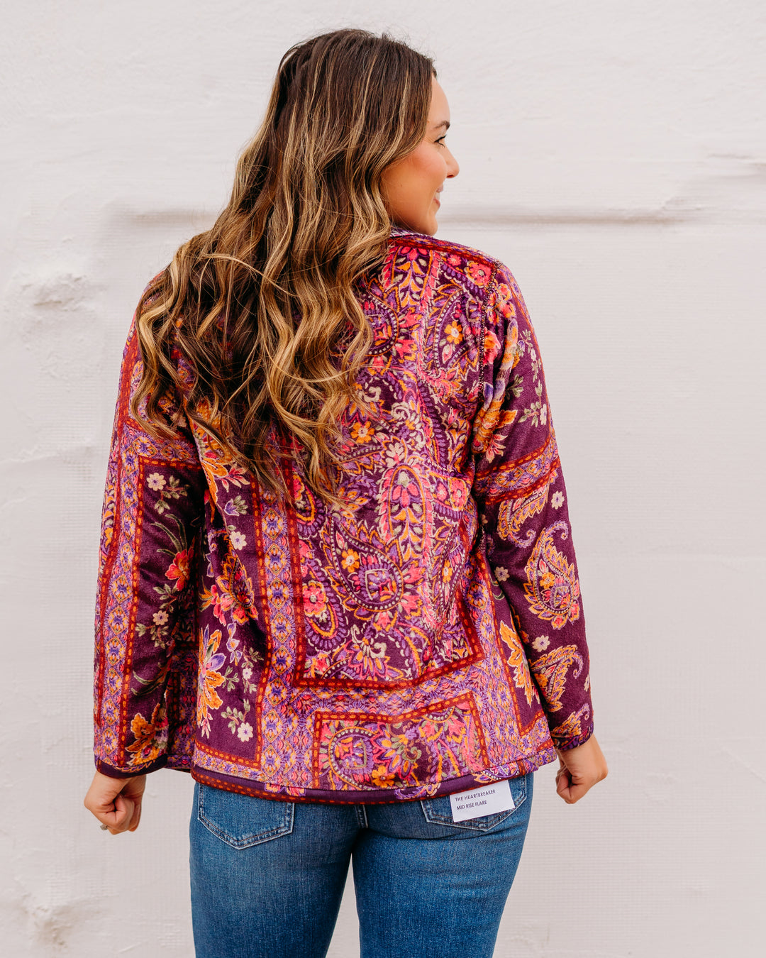 Johnny Was: Joan Wrap Binded Sherpa Jacket (Reversible) in Domi