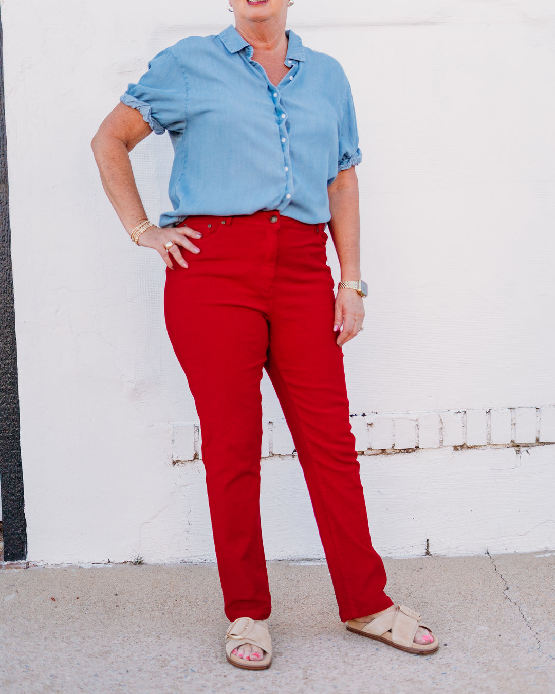 Dear John: Benning Top in Bleached Denim