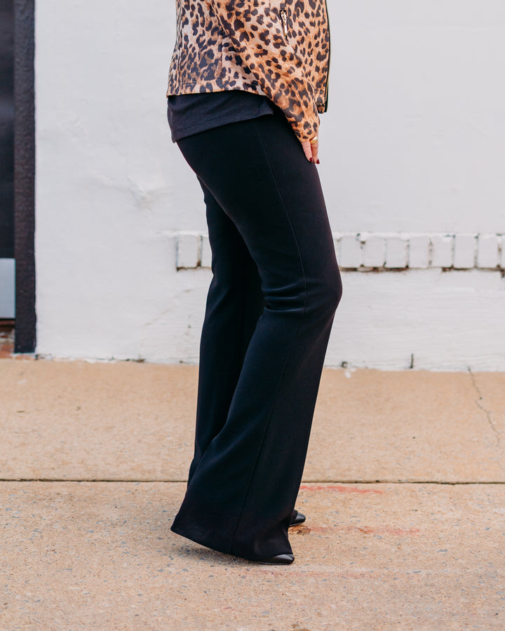 Joseph Ribkoff:Classic Flared Pant in Black 163099NOS
