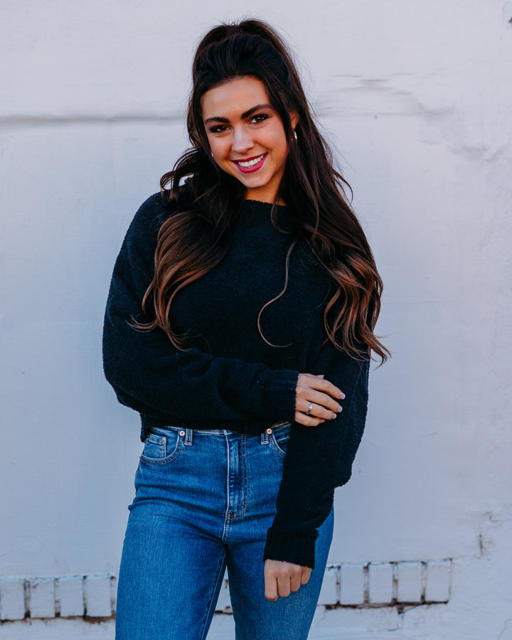 UGG: Novalie Slouchy Pullover Sweater in Black (1172230)