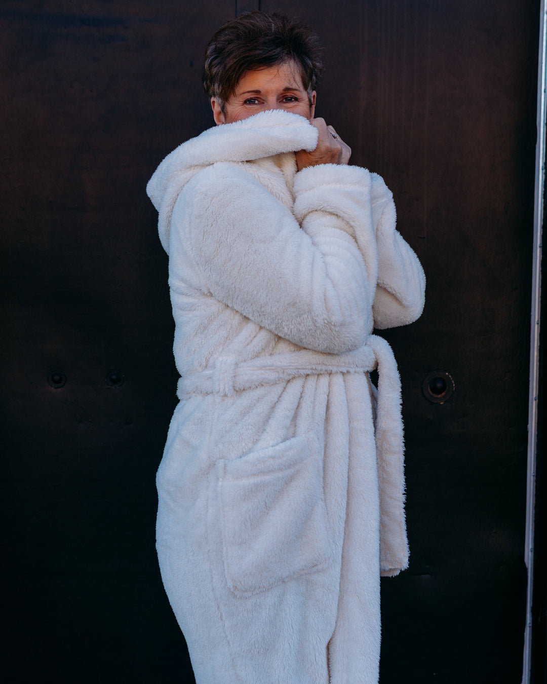 UGG: Aarti Long Robe in Cream (1161170-CRM)