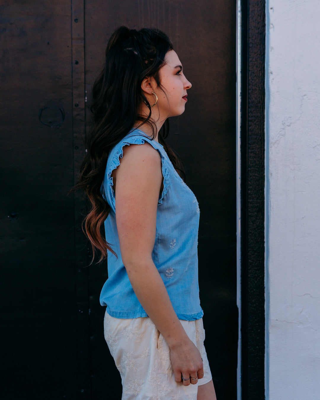 Dear John: Nicola Top in Carolina Blue