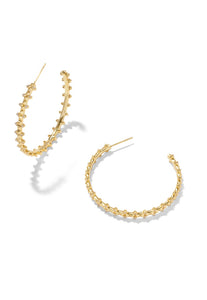 Kendra Scott: Jada Hoop Earrings in Gold Crystal