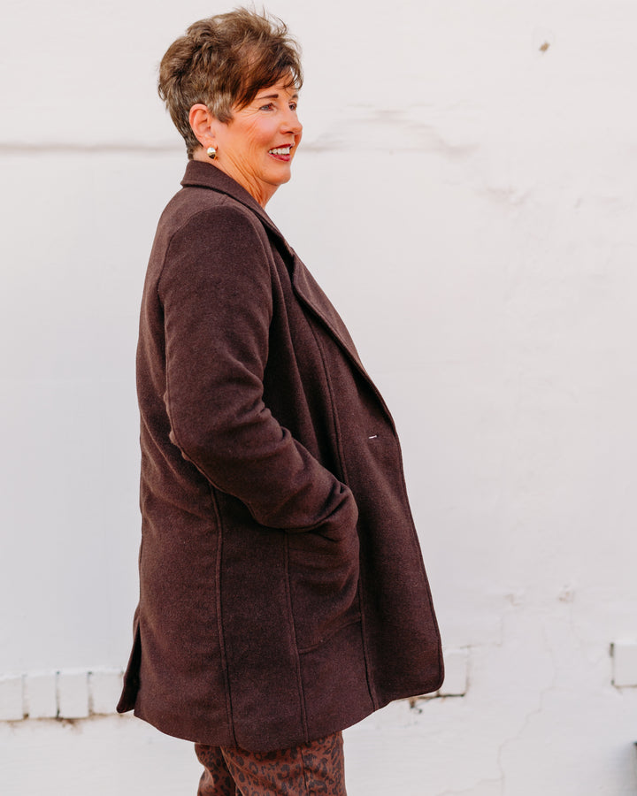 Thread & Supply: Willa Coat in Coffee Bean