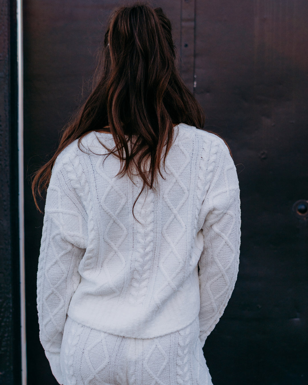 Z Supply: Elsa Cabl'e Cardigan in Vanilla Ice