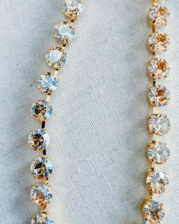 Mariana: Small Stone Necklace - N-3252-216216-YG - The Vogue Boutique