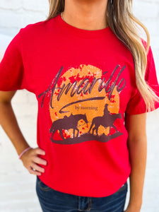 Bohemian Cowgirl: Amarillo By Morning T-Shirt