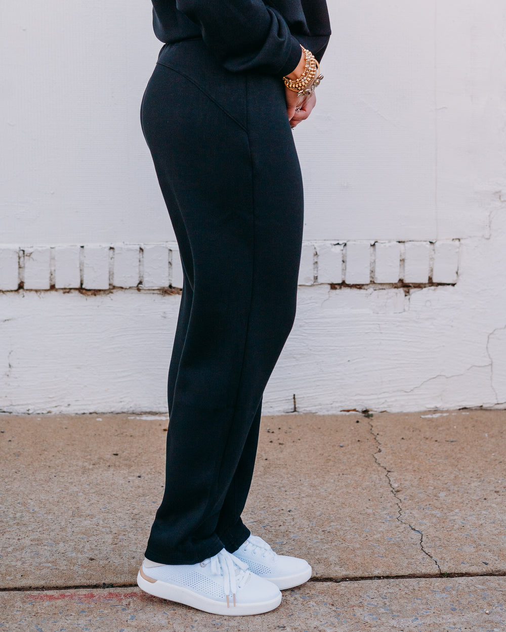 Spanx: AE Straight Leg Pant in Very Black (21793R) - The Vogue Boutique