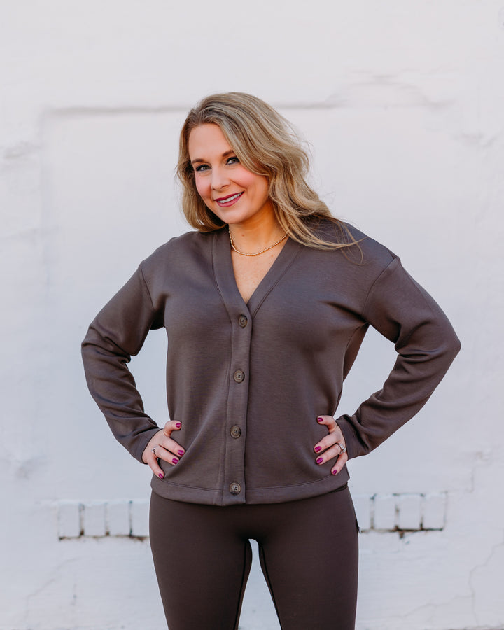 Spanx: Airessentials Cardigan in Mineral