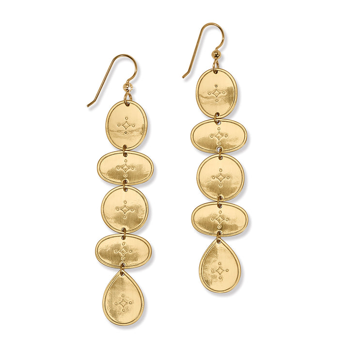 Brighton: Palm Canyon Long French Wire Earrings