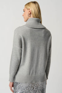 Joseph Ribkoff: Sweater in Light Grey Melange