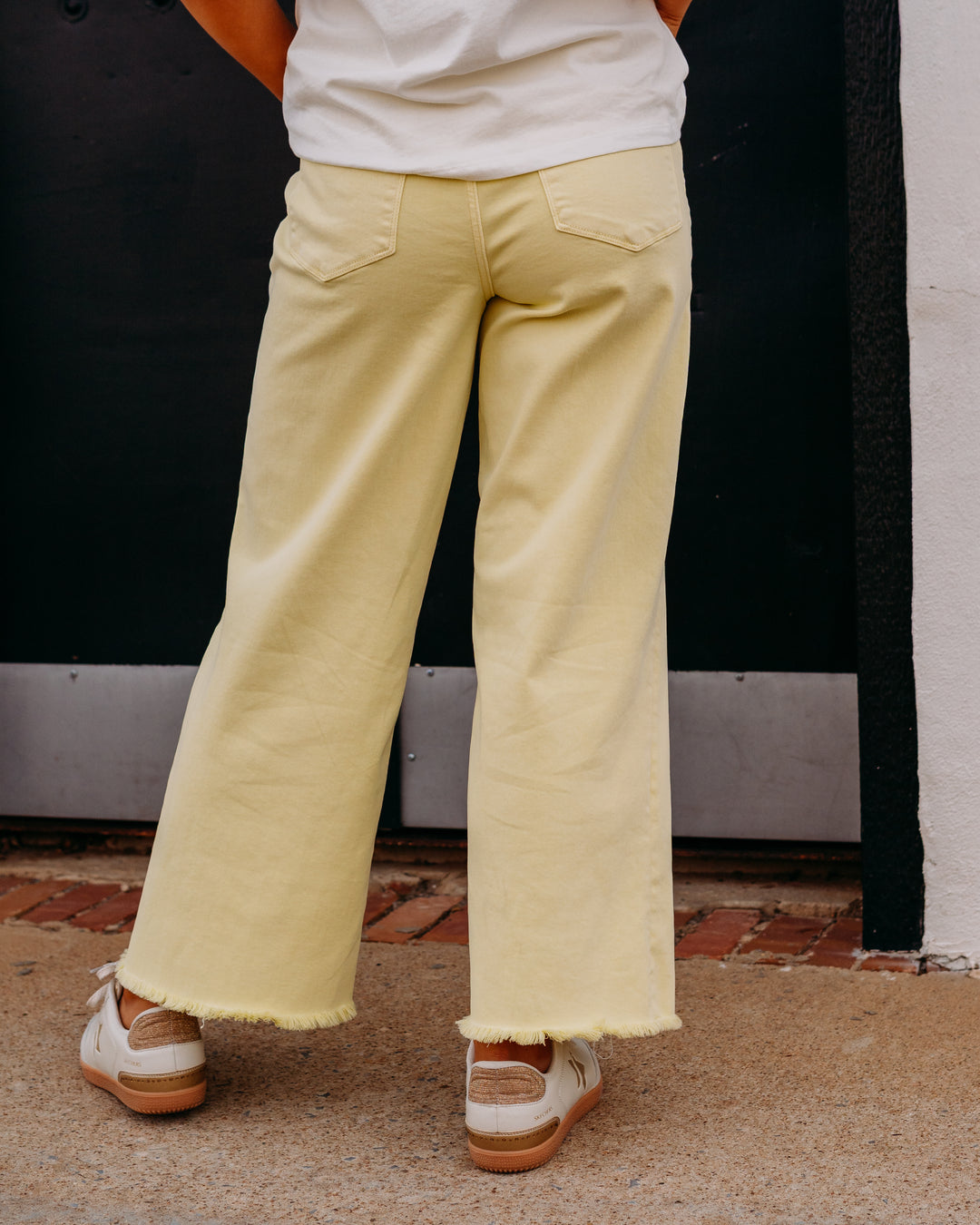 Dear John: Holly Straight Leg Jeans in Wax Yellow - The Vogue Boutique