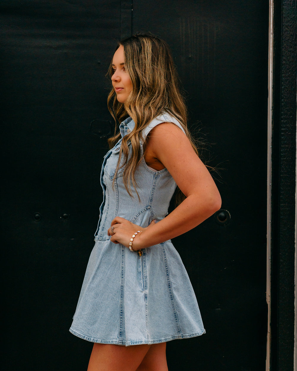 Steve Madden: Liya Dress in Sulphur Spring (SA14374) - The Vogue Boutique
