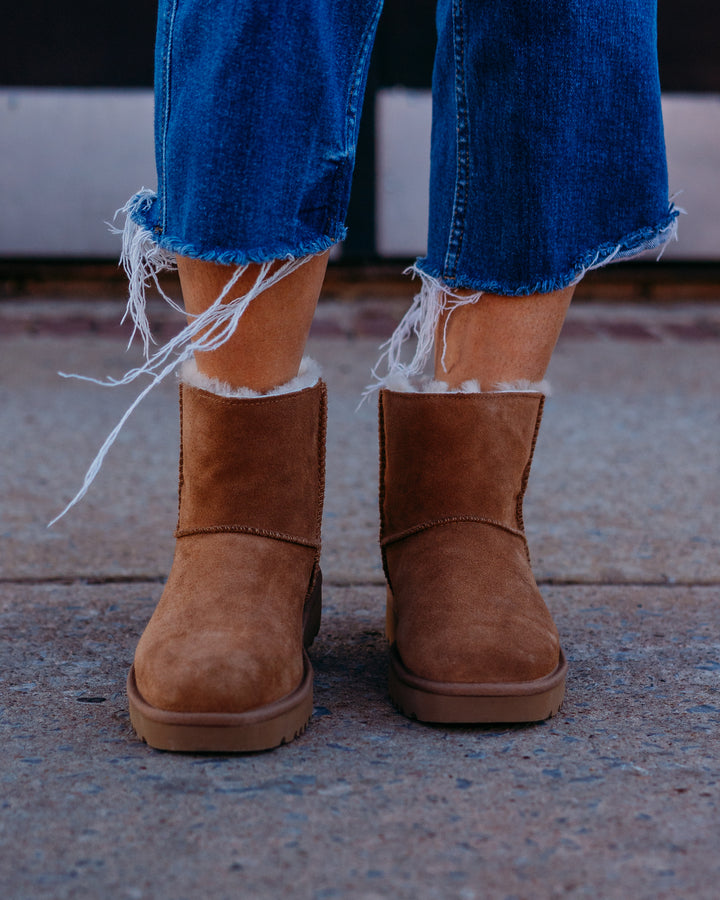 Ugg: W Marais Zip Up Boot in Chestnut