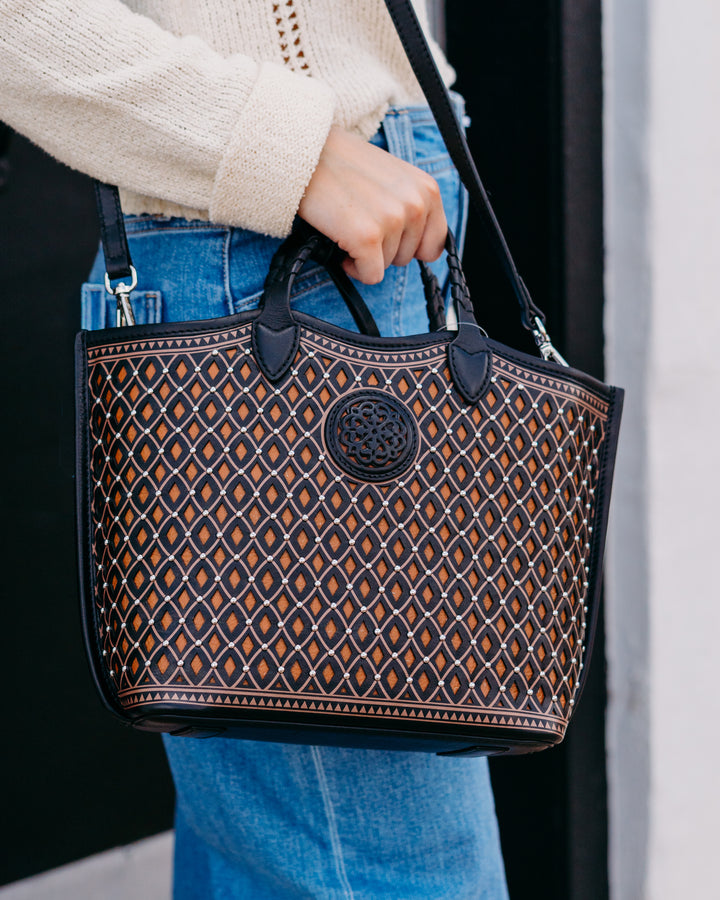 Brighton: Black Ferrara Liv Medium Tote (H38663)