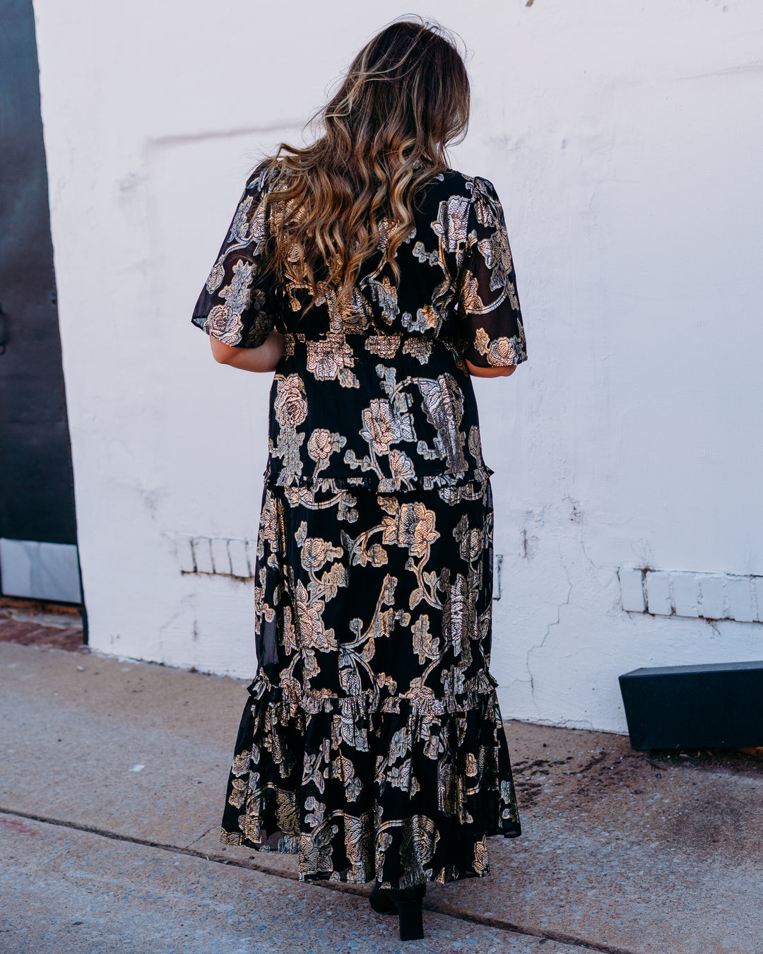 Z Supply: Kiera Jacquard Maxi Dress in Black