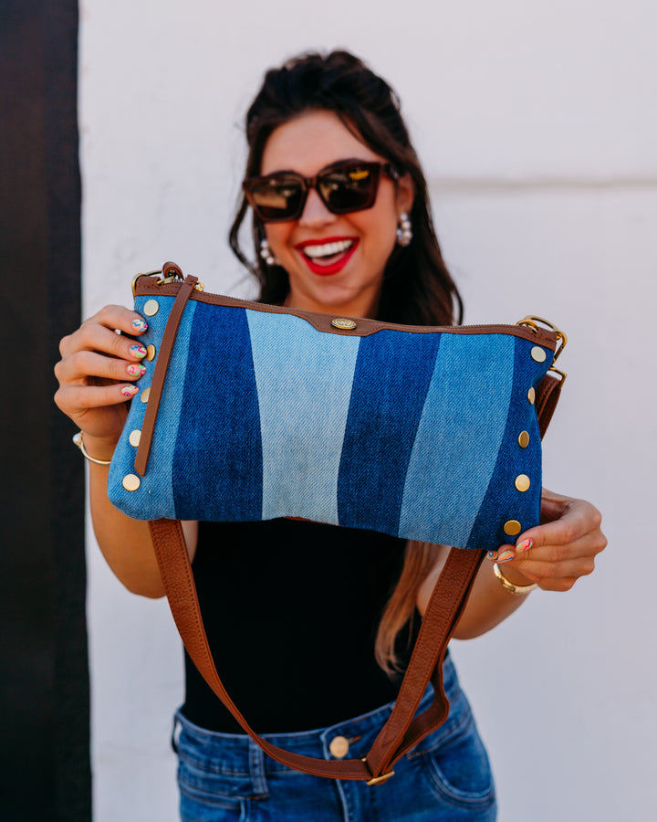 Hammitt: Kyle Handbag in Silverlake and Antique Gold (18682) - The Vogue Boutique