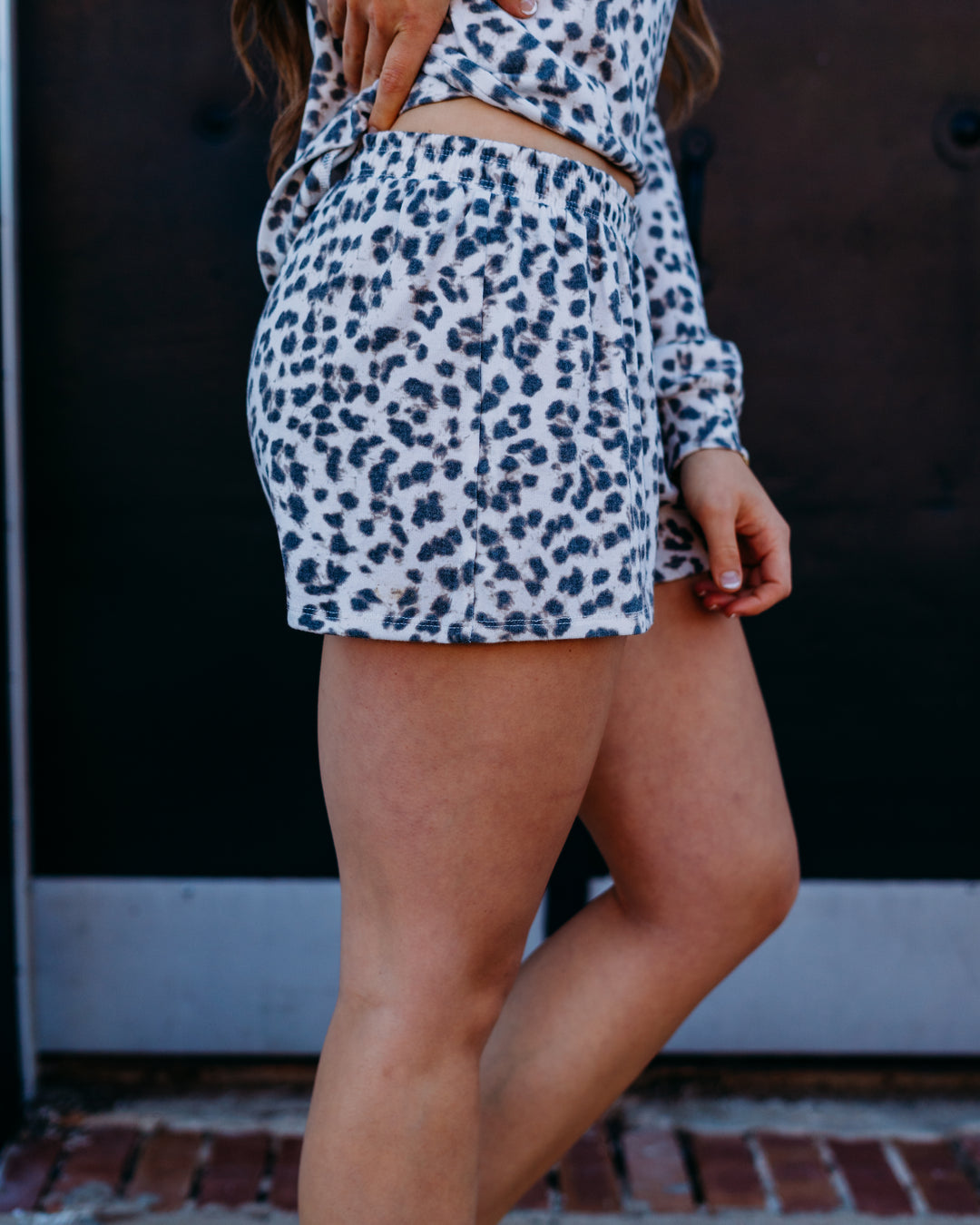 Z Supply: Luxe Leopard Short in Champagne