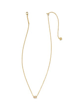 Load image into Gallery viewer, Kendra Scott: Fern White Crystal Necklace in Gold
