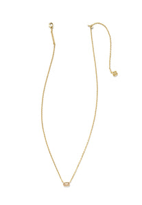 Kendra Scott: Fern White Crystal Necklace in Gold