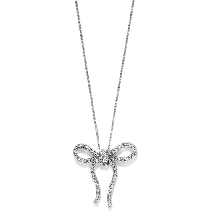 Brighton: Silver Illumina Bow Necklace JM7610