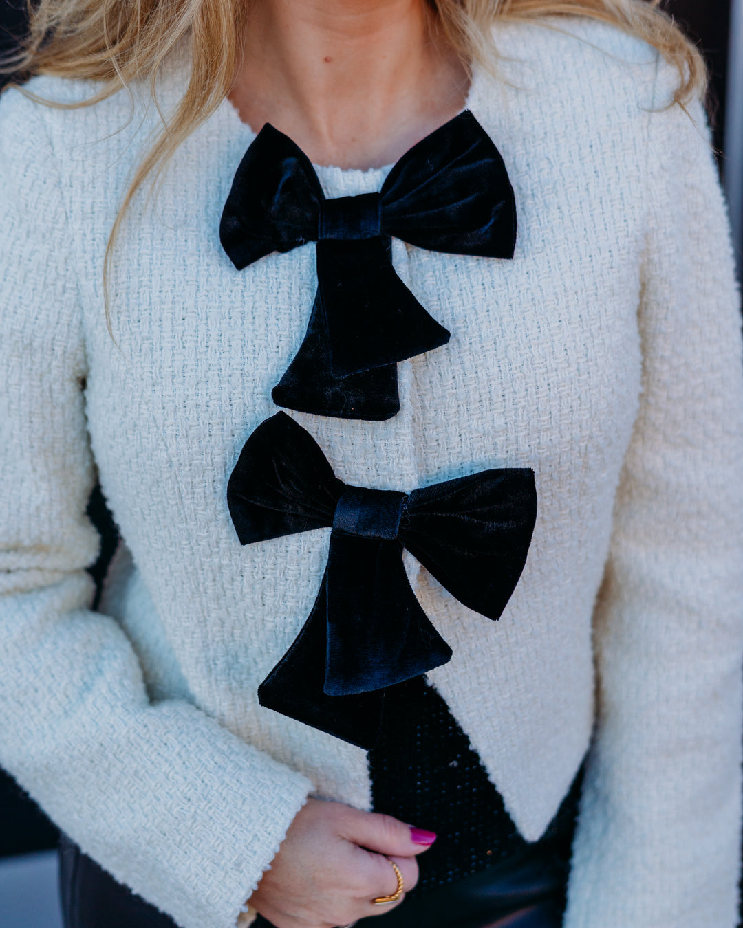 Dolce Cabo: Black Bow Jacket 75754