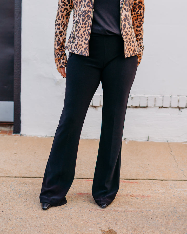 Joseph Ribkoff:Classic Flared Pant in Black 163099NOS