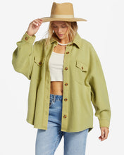 Load image into Gallery viewer, Billabong: Anytime Shacket in Avocado
