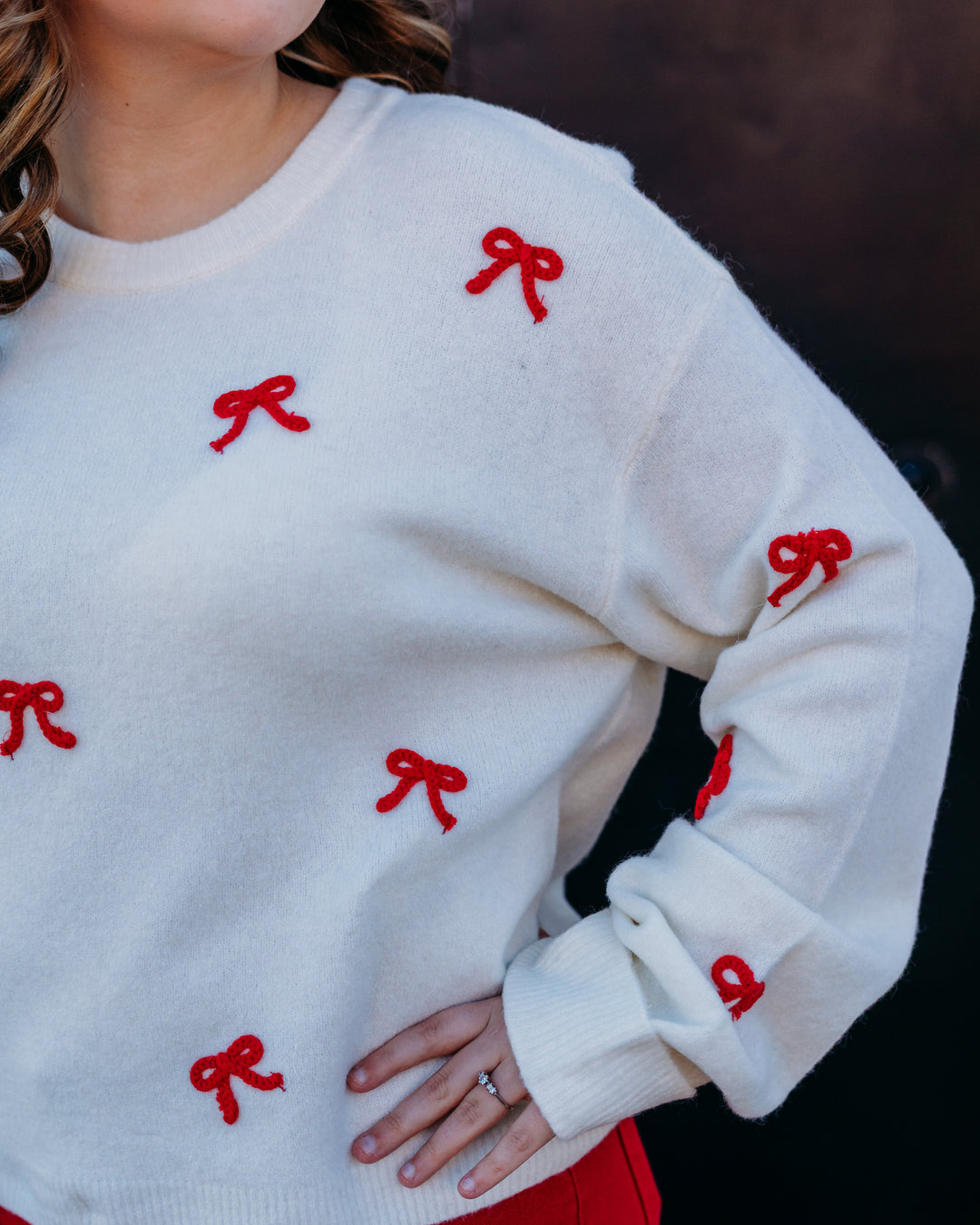 Z Supply: Tie The Ribbon Sweater in Warm White