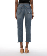 Load image into Gallery viewer, Kut: Rachael High Rise Fab Ab Mom Fray Jeans in Built KP1693MA5
