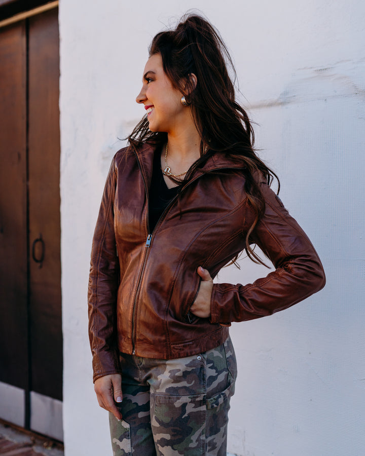 Mauritius: Jolah Jacket In Whiskey