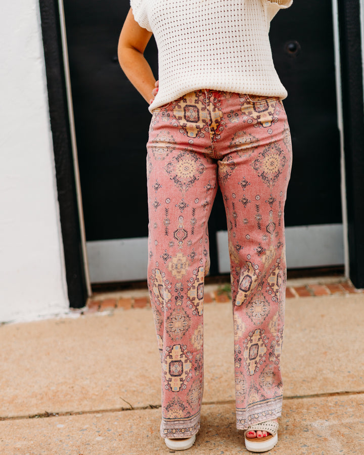 Dear John: Micah Jeans in Tibetan Tapestry