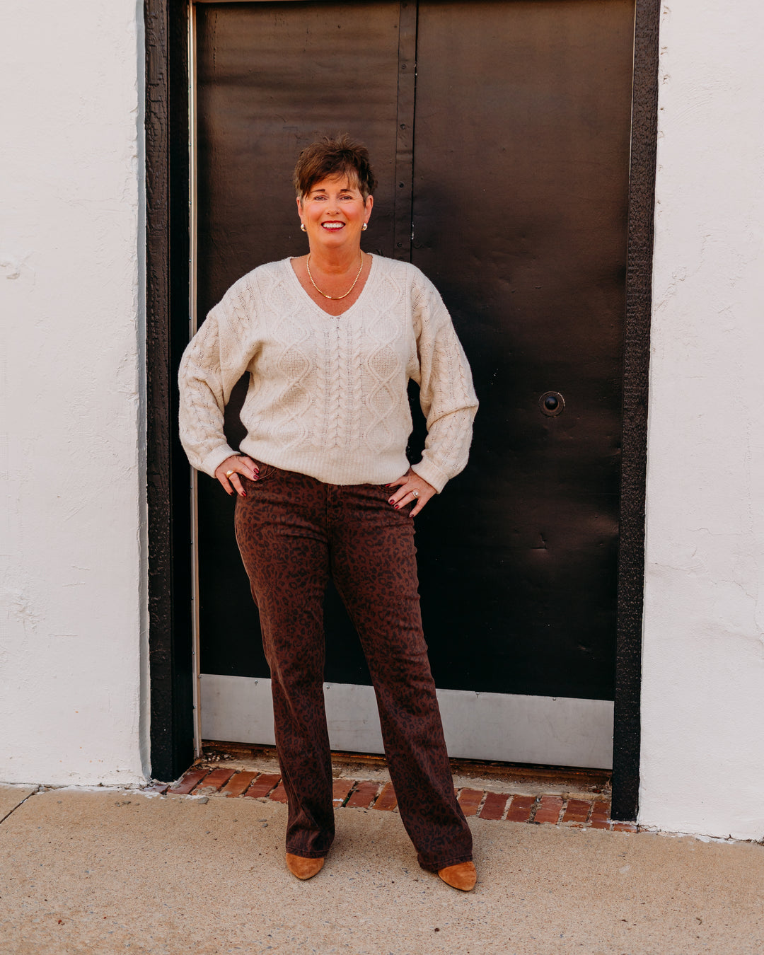 Dear John: Jaxtyn Jeans in Brown Leopard