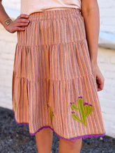 Load image into Gallery viewer, Ivy Jane: Socorro Skirt in Multi Stripe
