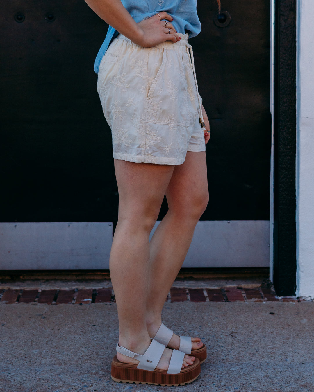 Another Love: Audra Shorts in Vintage Cream - The Vogue Boutique