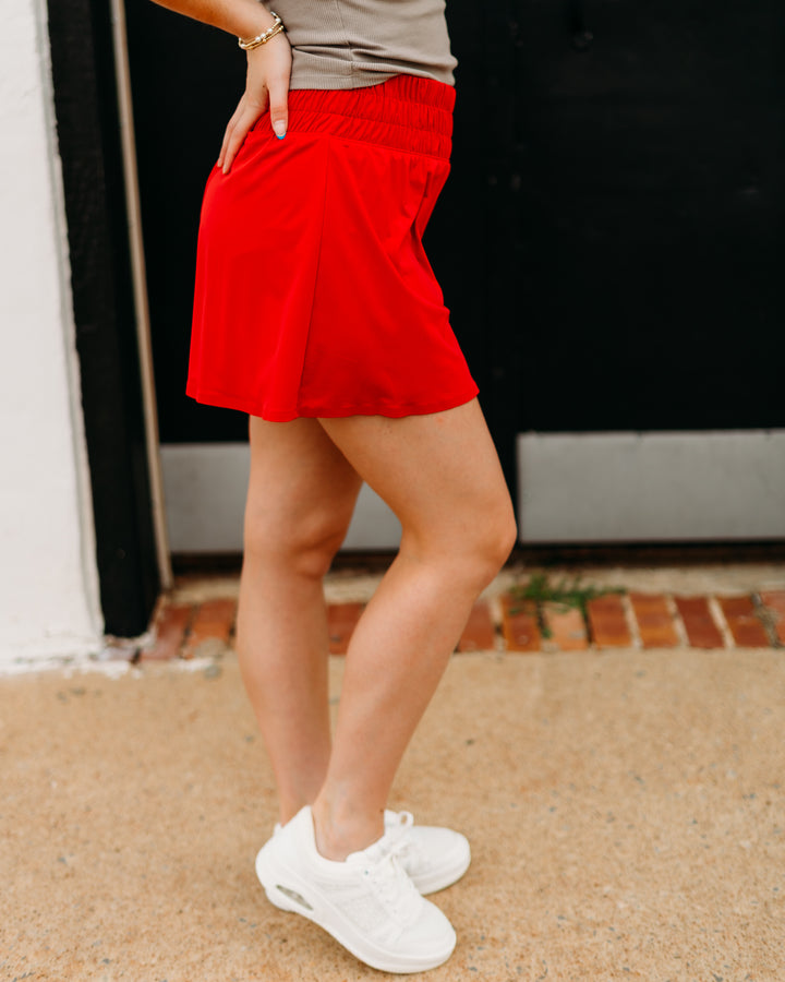 Spanx: Activate Skort 14" in Spanx Red 51014R